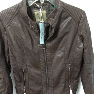 Ladies leather jacket